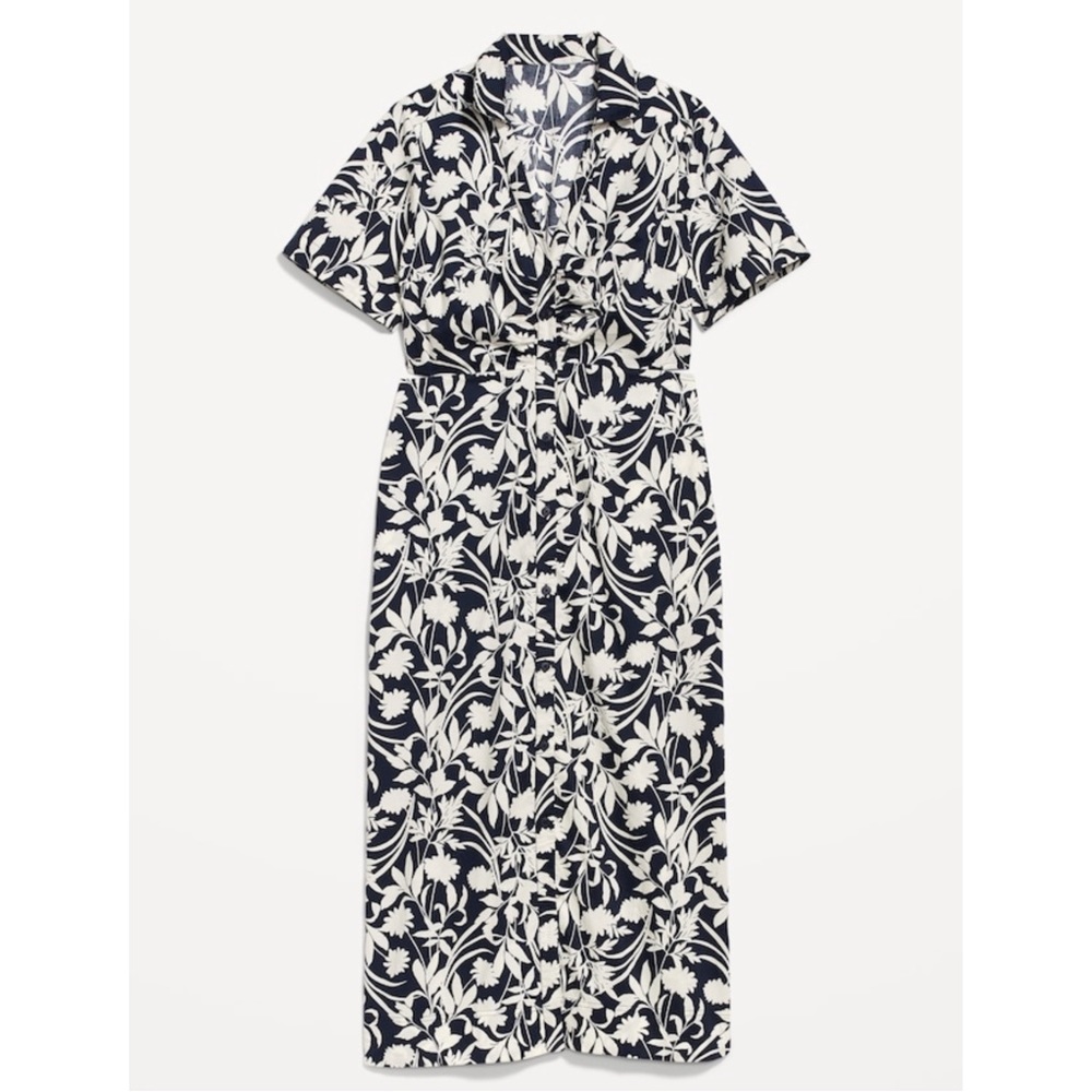 Old Navy Cut out Midi shirt dress XL